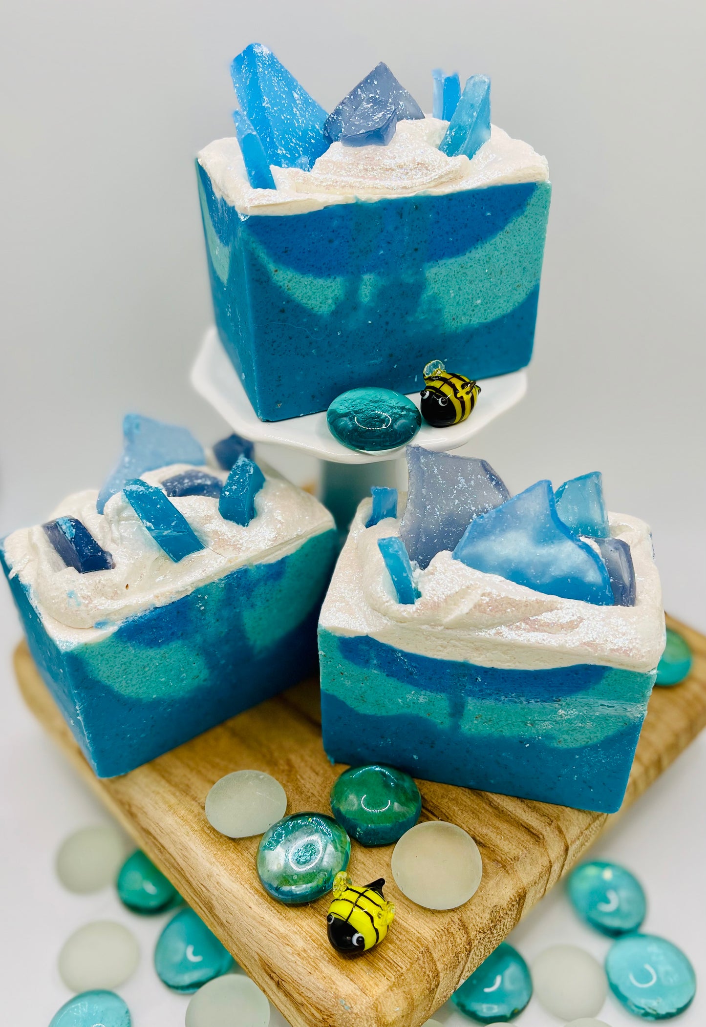 Frosted Sea Glass Spa Bar