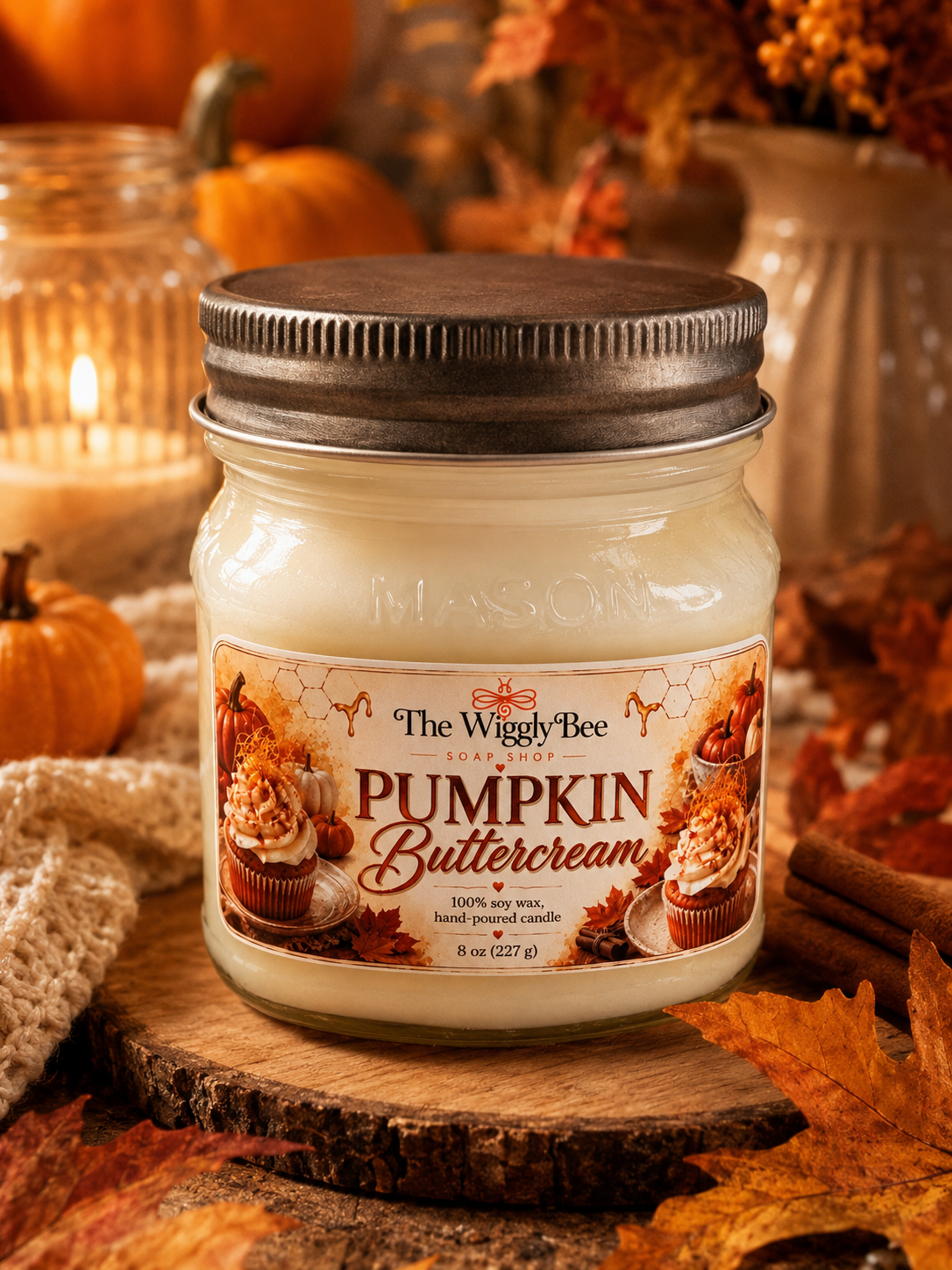 8oz 100% Soy Candle New Release
